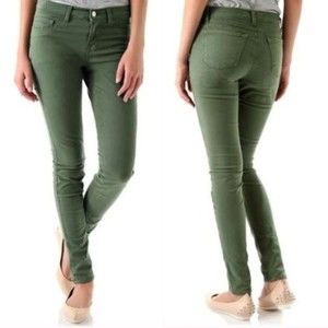 J Brand | Women's Super Skinny Jeans in Vintage Olive - Size 25
